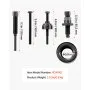 VEVOR Power Steering Pump Pulley Puller/Installer Tool Set, Compatible with Ford, GM V6, and VW Vehicles, Pump Pulley Remover Installer Tools, for Removing and Installing Power Steering Pump Pulleys