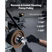 Power Steering Pump Pulley Puller Remover Installer Tool Kit for Ford GM