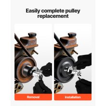 Power Steering Pump Pulley Puller Remover Installer Tool Kit for Ford GM