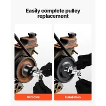 Power Steering Pump Pulley Puller Remover Installer Tool Kit for Ford GM