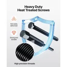 VEVOR Power Steering Pump Pulley Puller/Installer Tool Set, Compatible with Ford, GM V6, and VW Vehicles, Pump Pulley Remover Installer Tools, for Removing and Installing Power Steering Pump Pulleys
