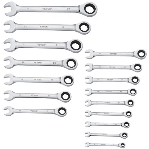 Force 16 Piece Combination Ring Open Ended Spanner - 5161