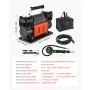 VEVOR Dual-Cylinder Heavy Duty Air Compressor, 300 L/min Portable Tire Inflator, 12V 150PSI Offroad Air Pump with Digital Pressure Gauge & Adapters for Truck Car SUV 4 x 4 Vehicle RV