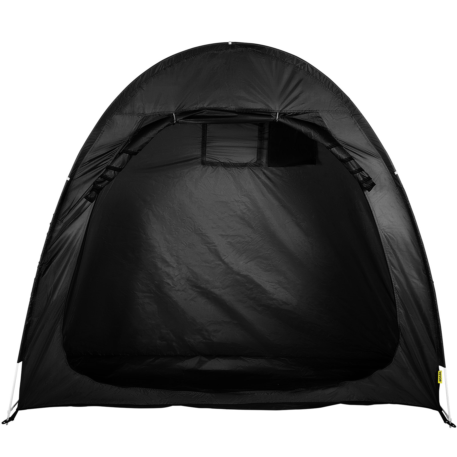 VEVOR Bicycle Storage Tent Bike Storage Cover 210D Waterproof Black w/ Carry Bag