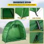 VEVOR Bicycle Storage Tent Bike Storage Cover 420D Waterproof Green w/ Carry Bag