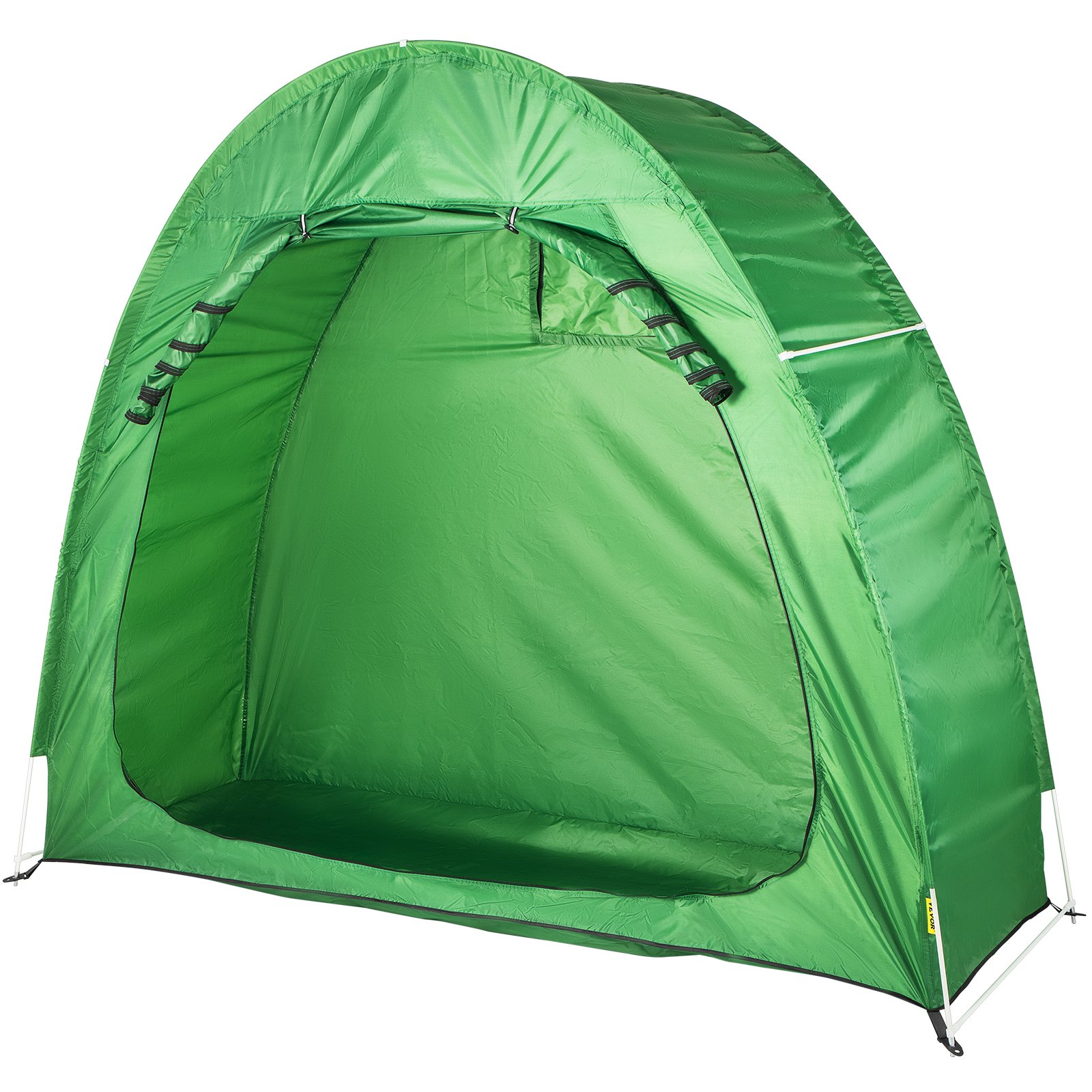 VEVOR Bicycle Storage Tent Bike Storage Cover 420D Waterproof Green w/ Carry Bag