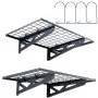 VEVOR Garage Storage Shelving, 2 Pack, 3 x 2 ft Heavy Duty Garage Shelves Wall Mounted, 500 lbs Load Capacity(Total) Garage Storage Rack Floating Shelves, Suitable for Shop, Shed, Garage Storage