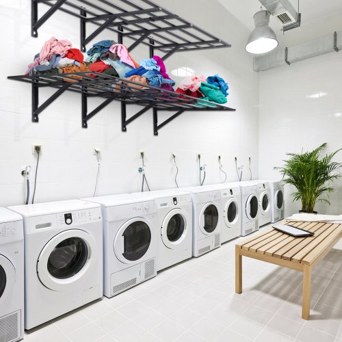 Wall Shelf Laundry Room Shelf With Hooks Best Laundry Room Wall