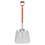 VEVOR Snow Shovel for Driveway, 35cm Wide Aluminum Alloy Snow Shovel with D-shaped Handles, Large Capacity Snowplow Shovels, Lightweight Snows Removal Tool for Garden Car Camping