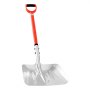 VEVOR Snow Shovel for Driveway, 35cm Wide Aluminum Alloy Snow Shovel with D-shaped Handles, Large Capacity Snowplow Shovels, Lightweight Snows Removal Tool for Garden Car Camping
