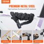 VEVOR Bike Chain Lock 3.94 Ft Combination Bicycle Chain Lock with 4 Keys 8mm