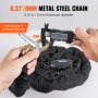 VEVOR Bike Chain Lock 3.94 Ft Combination Bicycle Chain Lock with 4 Keys 8mm