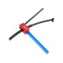 VEVOR Dirt Bike Tire Changing Tool Kit, Fits for Motocross Enduro 406-533 mm Wheels, Includes 15-25 mm Axle Adapters, Dirt Bike Tire Changing Tools Compact Changer with 2 Irons and Protective Sleeve