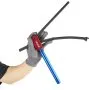 VEVOR Dirt Bike Tire Changing Tool Kit, Fits for Motocross Enduro 406-533 mm Wheels, Includes 15-25 mm Axle Adapters, Dirt Bike Tire Changing Tools Compact Changer with 2 Irons and Protective Sleeve