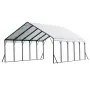 VEVOR Heavy Duty Metal Carport, 20 x 24 ft Outdoor Carport with Sturdy Frame & Roof, Car Garage Shade with Removable Sidewalls, Multi-Use Car Shelter for Pickup, Boat, Trucks & Tractors