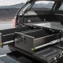 VEVOR Heavy Duty Drawer Slides 60inch, 1 Pair Locking Drawer Slides 250lbs Load Capacity, Side Mount Ball Bearing, 3-Fold Full Extension