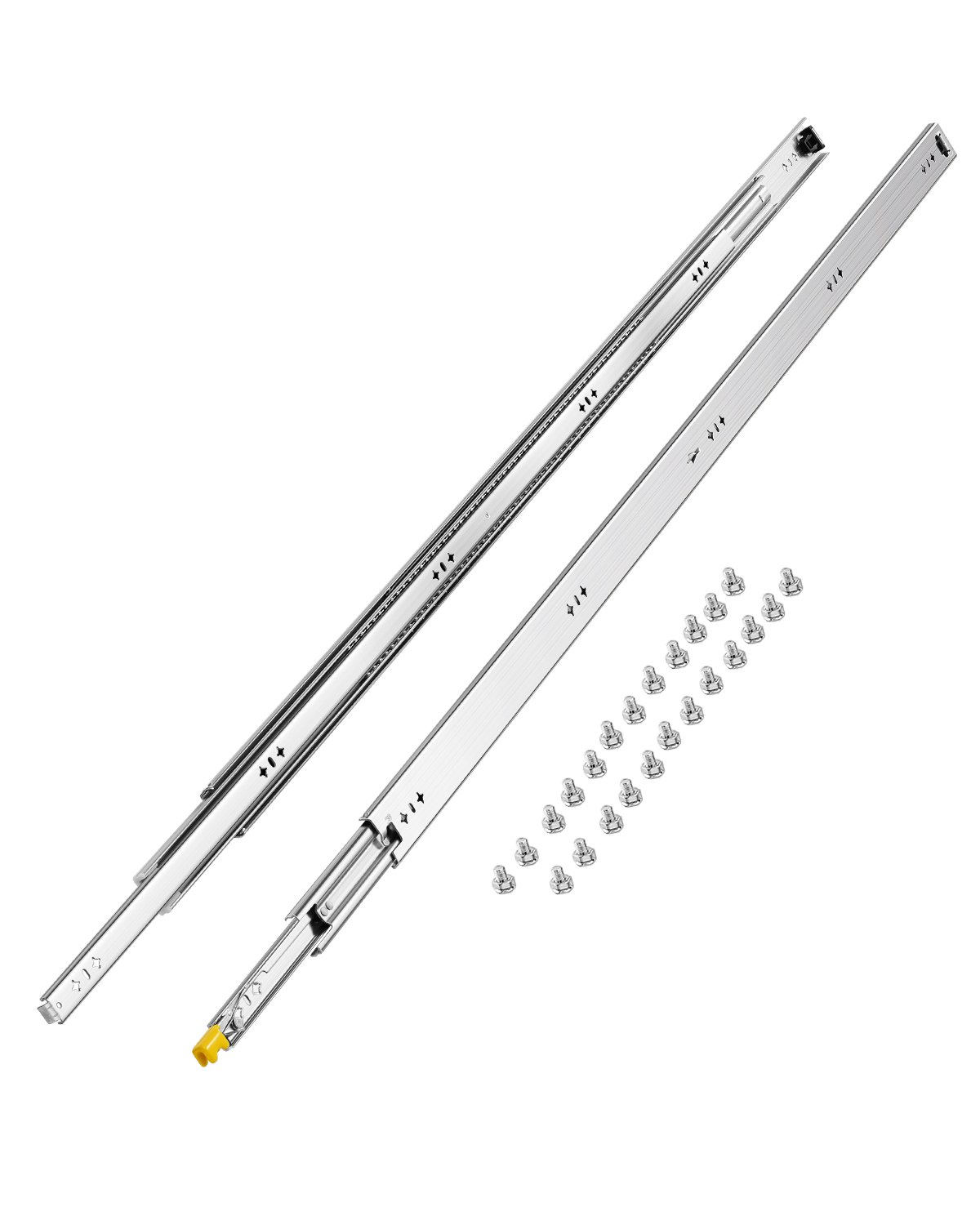 1 Pair 16-60 in Soft-Close Drawer Slides Ball Bearing Full Extension 1 Pair 16-60 in Soft-Close Drawer Slides Ball Bearing Full Extension