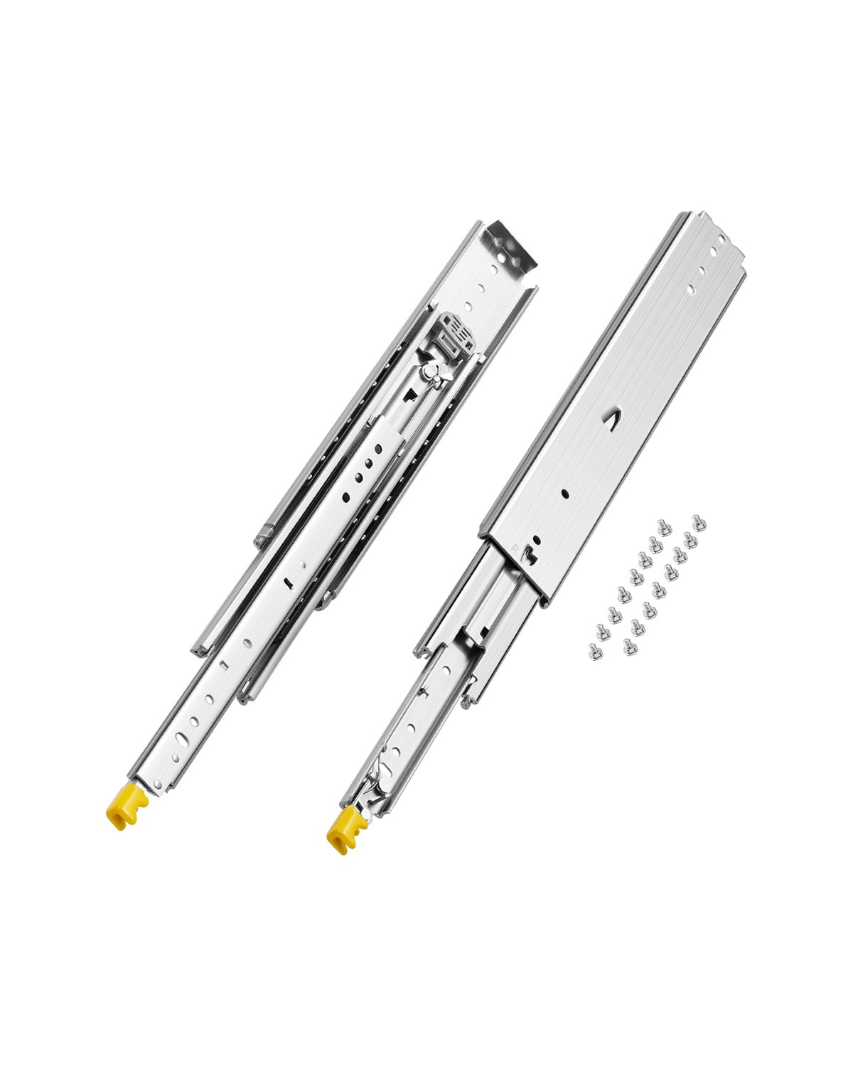 1 Pair 18-60 in Soft-Close Drawer Slides Ball Bearing Full Extension 1 Pair 18-60 in Soft-Close Drawer Slides Ball Bearing Full Extension