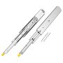 VEVOR 1 Pair Full Extension Drawer Slides 18 20 22 28 30 32 36 38 40 44 48 52 56 60 in, 500 lbs Load Capacity Locking Drawer Slides, Ball Bearing with Lock Side Mount Drawer Slide Rail
