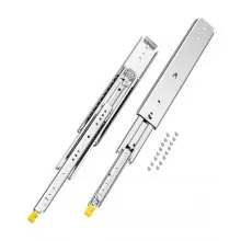 VEVOR 1 Pair Full Extension Drawer Slides 18 20 22 28 30 32 36 38 40 44 48 52 56 60 in, 500 lbs Load Capacity Locking Drawer Slides, Ball Bearing with Lock Side Mount Drawer Slide Rail