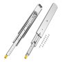 VEVOR 1 Pair Full Extension Drawer Slides 18 20 22 28 30 32 36 38 40 44 48 52 56 60 in, 500 lbs Load Capacity Locking Drawer Slides, Ball Bearing with Lock Side Mount Drawer Slide Rail