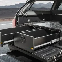 VEVOR 1 Pair Full Extension Drawer Slides 24 in, 500 lbs Load Capacity Locking Drawer Slides, Ball Bearing with Lock Side Mount Drawer Slide Rail