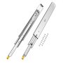 VEVOR 1 Pair Full Extension Drawer Slides 18 20 22 28 30 32 36 38 40 44 48 52 56 60 in, 500 lbs Load Capacity Locking Drawer Slides, Ball Bearing with Lock Side Mount Drawer Slide Rail