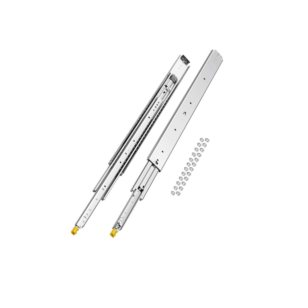 VEVOR 1 Pair 18-60 in Soft-Close Drawer Slides Ball Bearing Full Extension