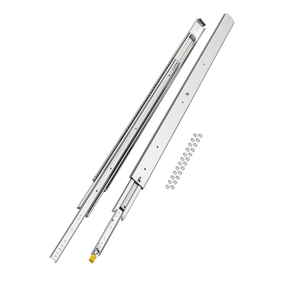 VEVOR 1 Pair 16-60 in Soft-Close Drawer Slides Ball Bearing Full Extension