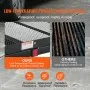 VEVOR Hitch Mount Wheelchair Carrier 45.3" x 25.6", 500LBS Mobility Scooter Carrier with Folding Ramp, Iron Trailer Hitch Rack Basket with Stabilizer, Straps, Fit 2" Hitch Receiver for SUV Van Car