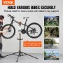 VEVOR Bike Repair Stand, 36.3 kg Heavy-duty Steel Bicycle Repair Stand, Adjustable Height Bike Maintenance Workstand with Magnetic Tool Tray Telescopic Arm, Foldable Bike Work Stand for Home, Shops