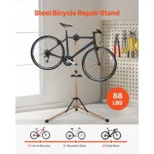 Bike Repair Stand 88 lb Adjustable Bicycle Maintenance Rack with Tool Tray