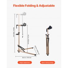 Bike Repair Stand 88 lb Adjustable Bicycle Maintenance Rack with Tool Tray
