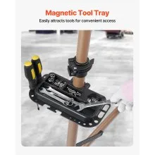 Bike Repair Stand 88 lb Adjustable Bicycle Maintenance Rack with Tool Tray