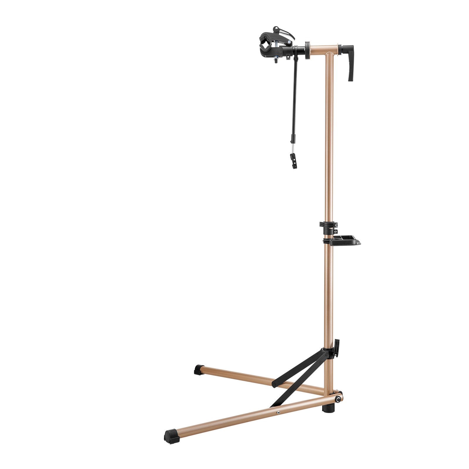 VEVOR Bike Repair Stand, 88 lb Heavy-duty Bicycle Work Stand with 41.3-59.8 in Adjustable Height & Magnetic Tool Tray, Foldable Bicycle Maintenance Rack, Shop Home Mechanics for Mountain & Road Bike