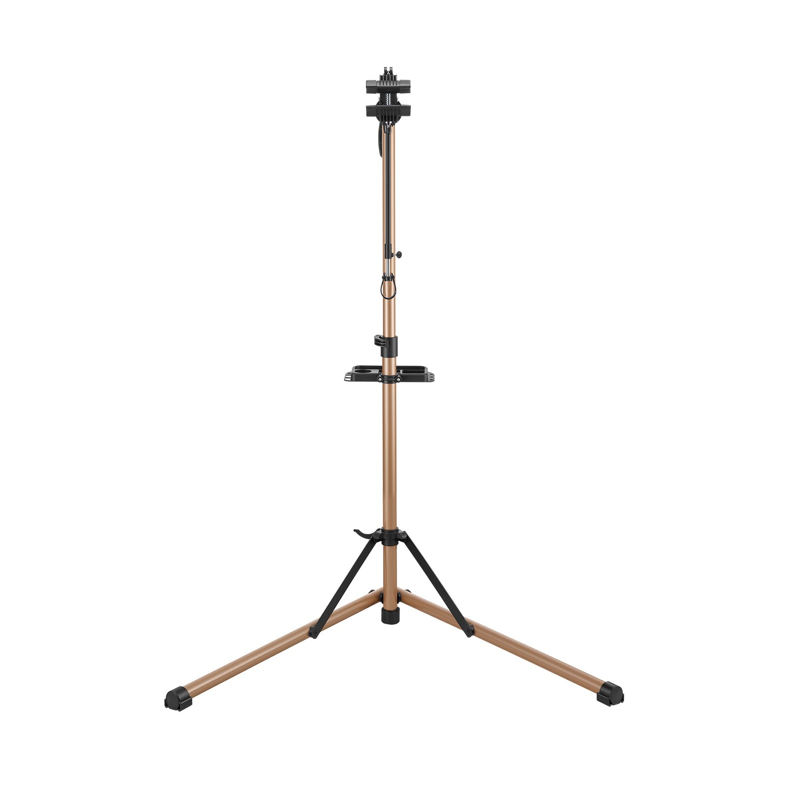 VEVOR Bike Repair Stand, 39.9 kg Heavy-duty Bicycle Work Stand with 1050-1520 mm Adjustable Height & Magnetic Tool Tray, Foldable Bicycle Maintenance Rack, Shop Home Mechanics for Mountain & Road Bike