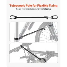 Bike Repair Stand 110 lb Adjustable Bicycle Maintenance Rack with Tool Tray