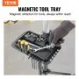 VEVOR Bike Repair Stand, 66 lbs Heavy-duty Aluminum Bicycle Repair Stand, Adjustable Height Bike Maintenance Workstand with Magnetic Tool Tray Telescopic Arm, Foldable Bike Work Stand for Home, Shops