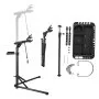 VEVOR Bike Repair Stand, 85 lb Heavy-duty Bicycle Work Stand with 40.7-64.1 in Adjustable Height & Magnetic Tool Tray, Foldable Bicycle Maintenance Rack, Shop Home Mechanics for Mountain & Road Bike