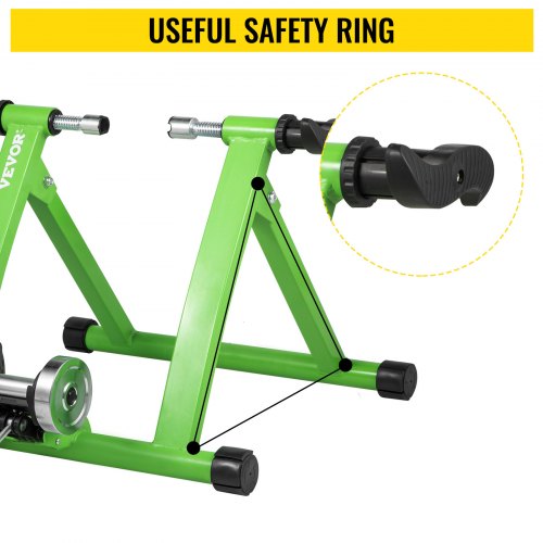 VEVOR Bike Trainer Stand 330LBS Indoor Trainer 750W Steel Bicycle Exercise Magnetic Stand for Indoor Riding Magnetic Bike Trainer, 6 Resistance Settings