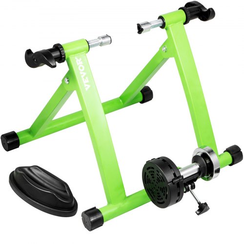 VEVOR Bike Trainer Stand 330LBS Indoor Trainer 750W Steel Bicycle Exercise Magnetic Stand for Indoor Riding Magnetic Bike Trainer, 6 Resistance Settings