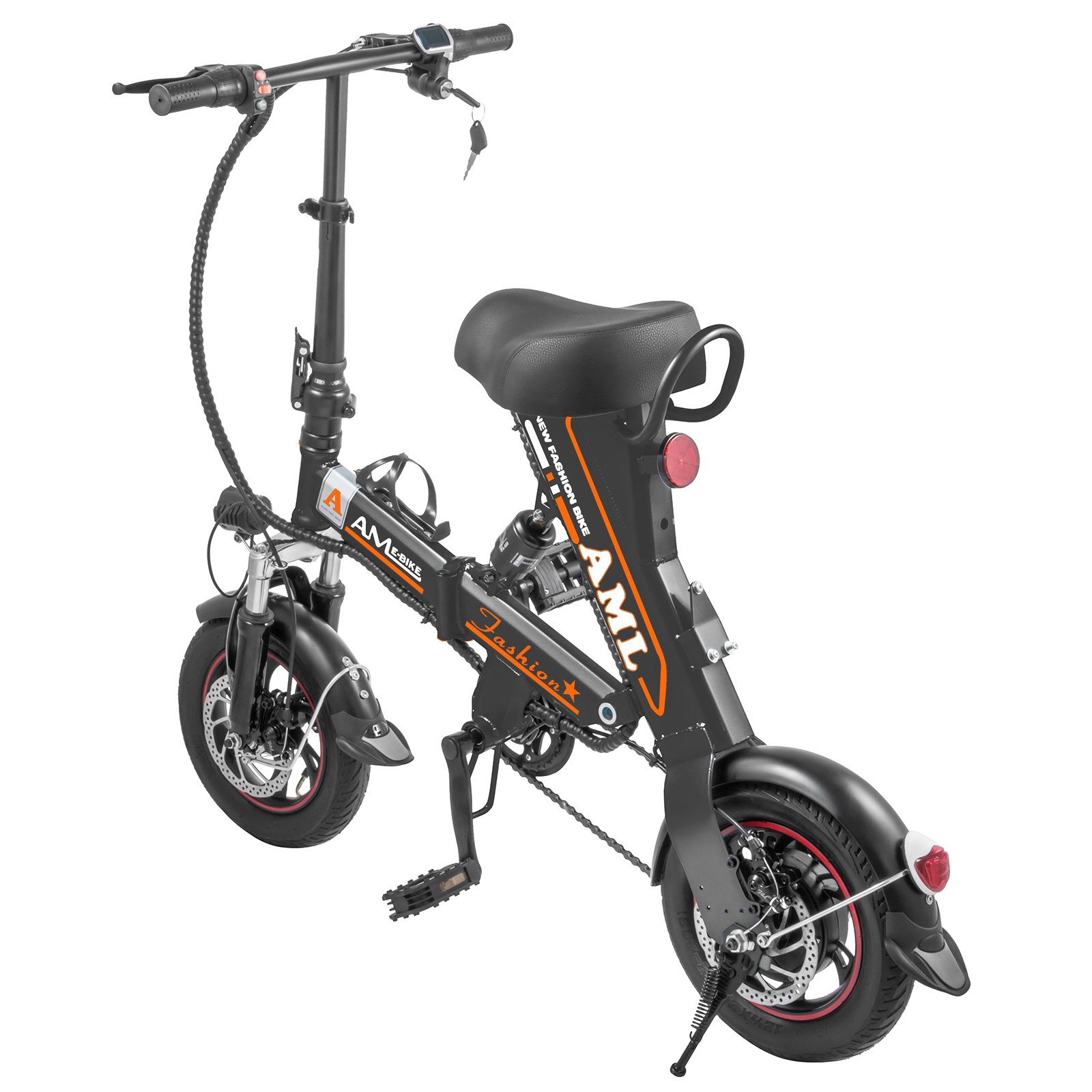 Bicicleta eléctrica plegable marco plegable 36v batería 12AH