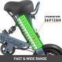 Foldable Electric Bike Collapsible Frame 36v battery 12AH