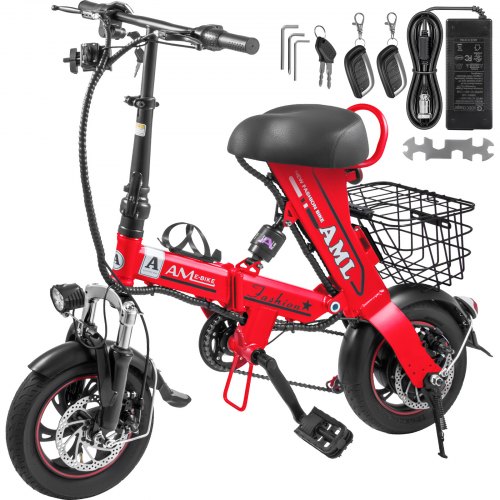 Foldable Electric Bike Collapsible Frame 36v battery 8AH