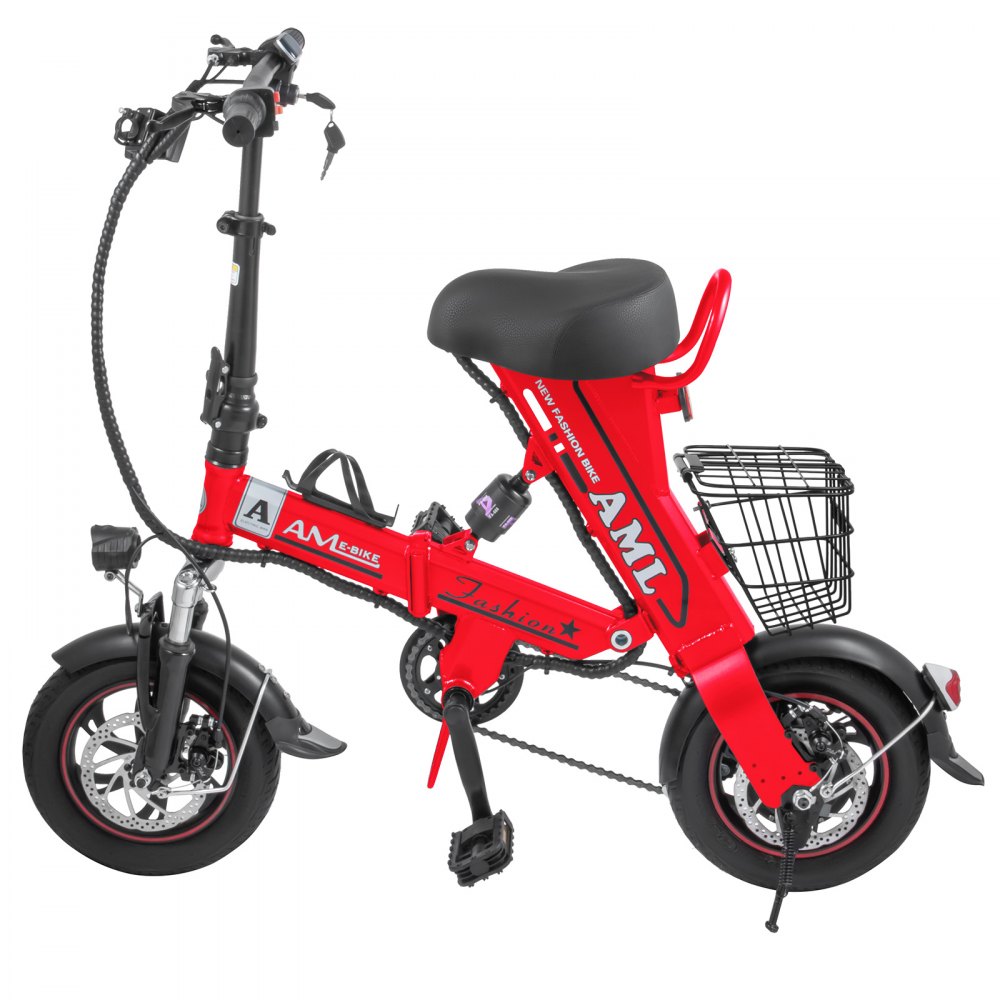 Bicicleta eléctrica plegable marco plegable 36v batería 8AH