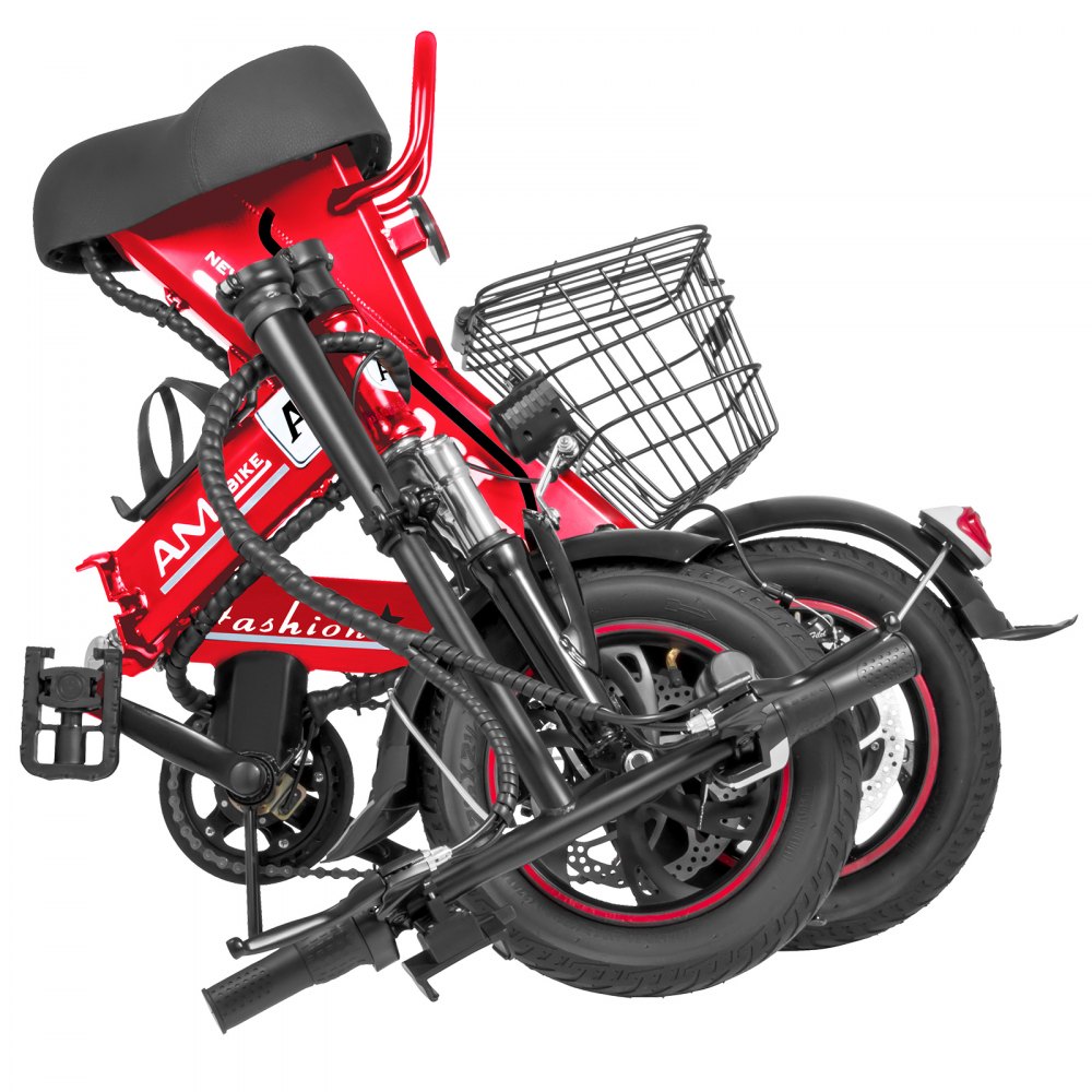 Bicicleta eléctrica plegable marco plegable 36v batería 8AH