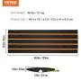 VEVOR Curb Ramp, 2.6" Rise Rubber Driveway Ramps, Heavy Duty 33069 lbs Weight Capacity Threshold Ramp, Curbside Bridge Ramps for Loading Dock Garage Sidewalk, Expandable Full Ramp Set
