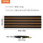 VEVOR Curb Ramp Rubber Driveway Ramp 3 Pack 6.5 cm Rise 15T Load Threshold Ramp