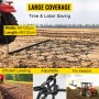 Vevor Drag Harrow Atv Lawn Rake 4'x 4' Chain Field Drag For Landscape Leveling