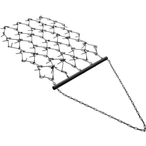 Vevor Long Drag Chain Harrow 8'x 5'-6' Atv Rake For Landscape Yard Pasture